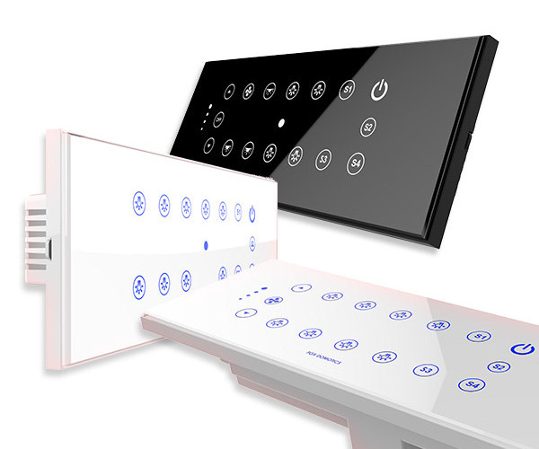 Tuya Smart Touch WiFi Light Wall Switch Home timer Automation Dimmer Switch Controlled by App or Smart Speaker