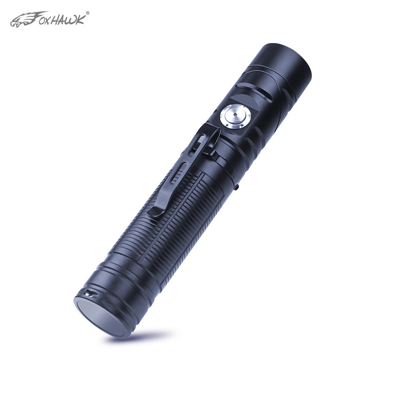 Foxhawk A2 1200 Lumens 2200mAh 90 Degree Corner Portable Rechargeable LED Flashlight