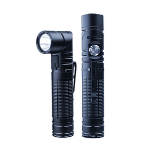 Foxhawk A2 1200 Lumens IP65 2200mAh Magnetic Swivel 90 Degree Pivoting Small USB Rechargeable Flashlight