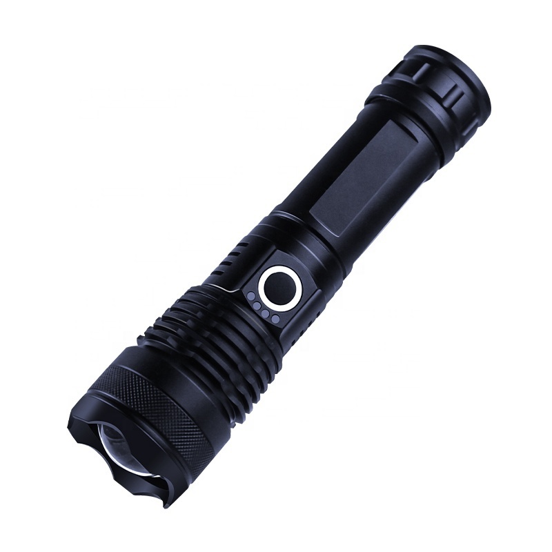 Zoomable 1000 Lumens Camping Anodizing Aircraft-Grade Aluminum Alloy Led Flashlight Usb C Xhp50 Led Flashlight