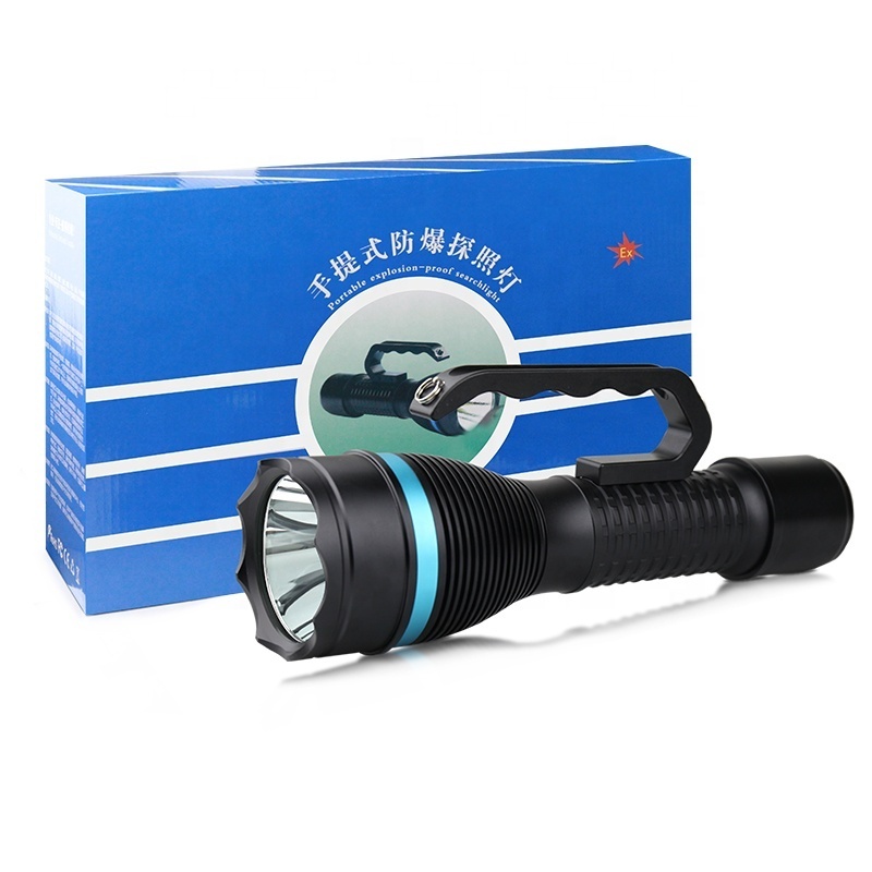 Compact Design Hunting Handle High Lumens Impressive Far-Range Rechargeable Torch Flashlight