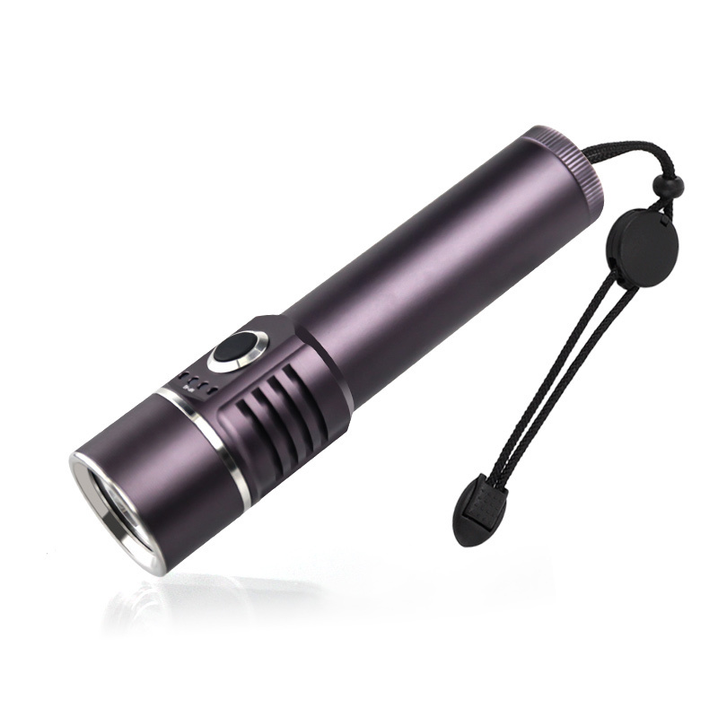 Precision Design Performance And Quality Handheld Led Rechargeable Multifunction Dimming Light Flashlight