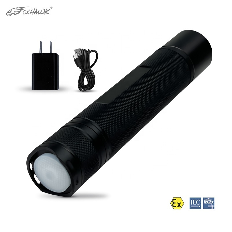 Powerful 320 Lumens Waterproof Camping Outdoor Tactical Torch Led Usb Rechargeable Flashlight Torch