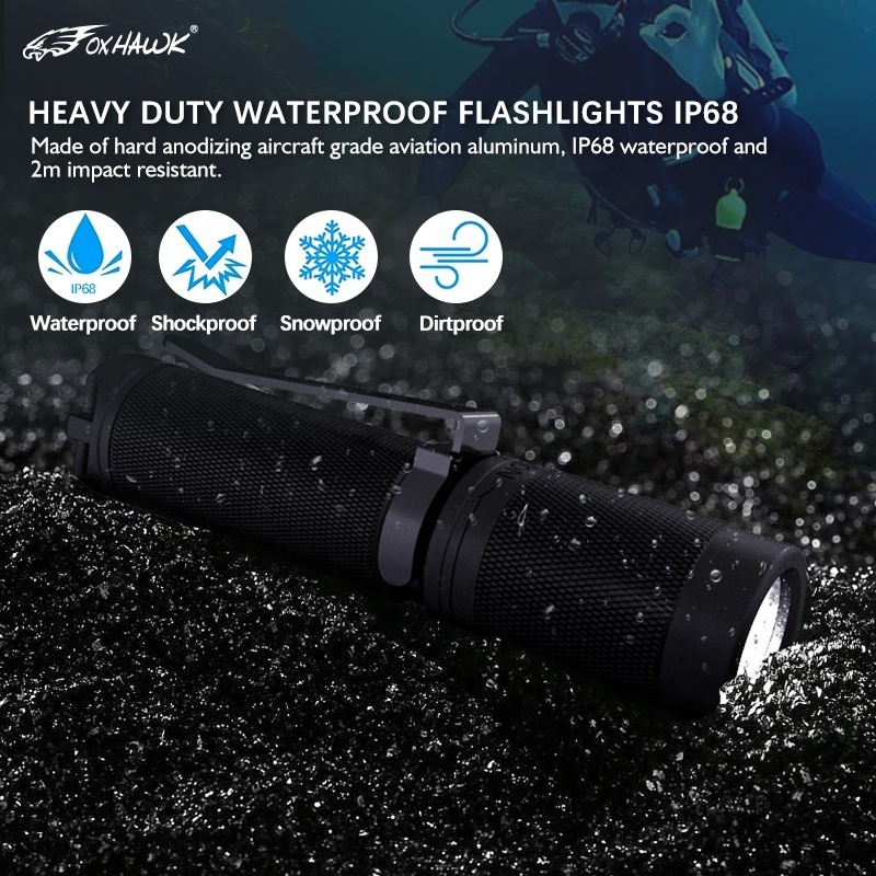 Smart Design Heavy Duty Waterproof Pen Light Keychain Mini Rechargeable Led Flashlight