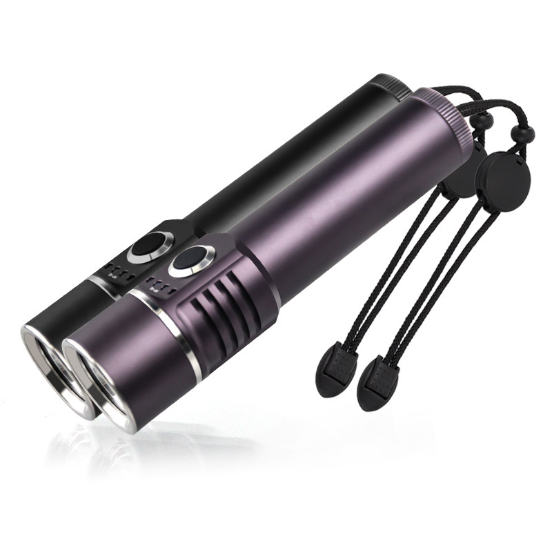 Precision Design Performance And Quality Handheld Led Rechargeable Multifunction Dimming Light Flashlight