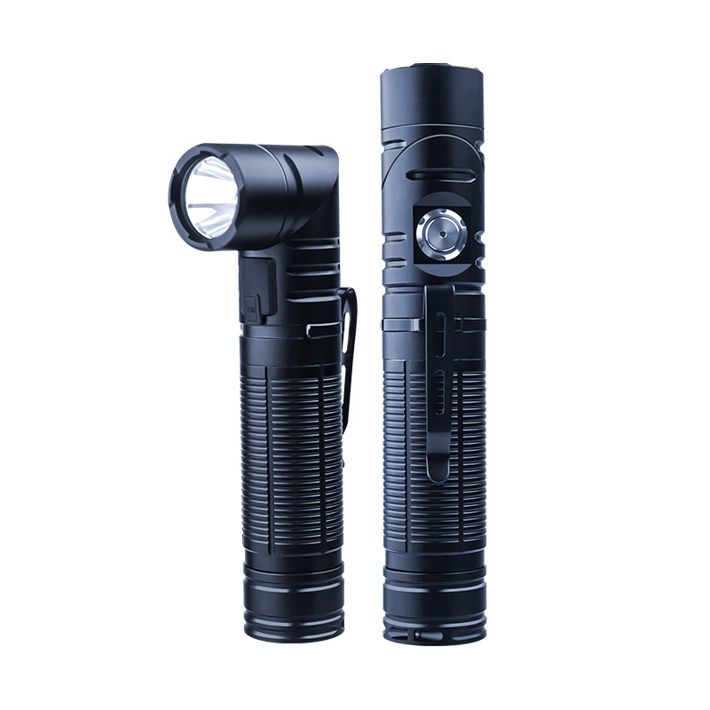 Foxhawk A2 1200 Lumens 2200mAh 90 Degree Corner Portable Rechargeable LED Flashlight