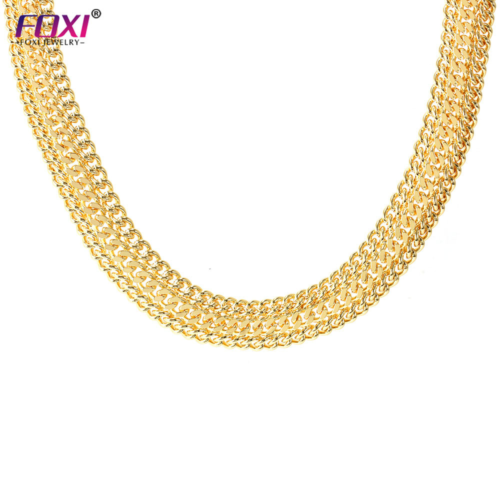 Miami Stainless Steel Cuban Link  Chain Necklace Set Men Jewelry Cuban Link