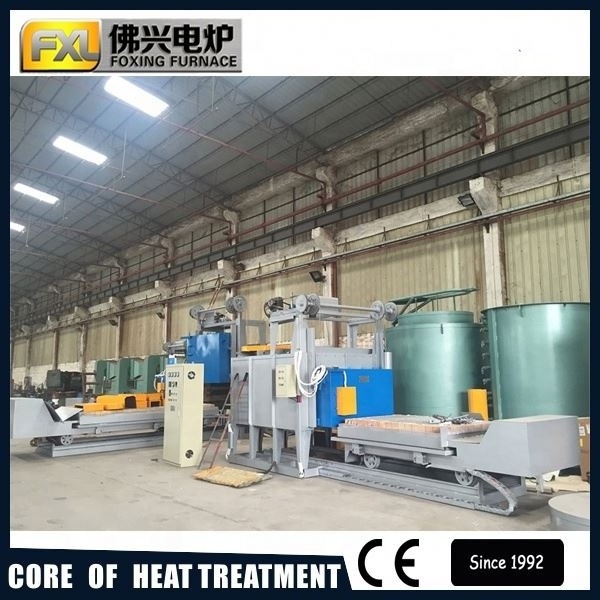 china high temperature bogie hearth electric resistance furnace for parts forging