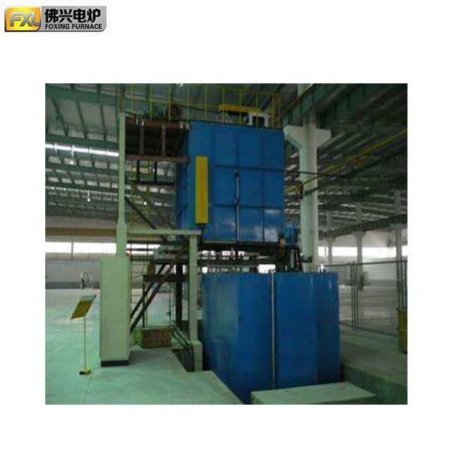 china aluminum alloy vertical type heating induction furnace for heat treatment