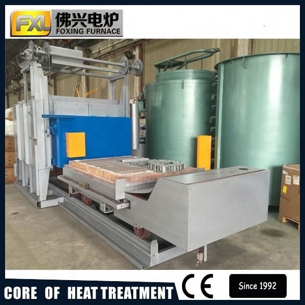 china high temperature bogie hearth electric resistance furnace for parts forging