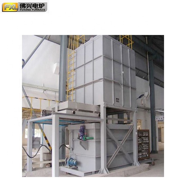 china aluminum alloy vertical type heating induction furnace for heat treatment