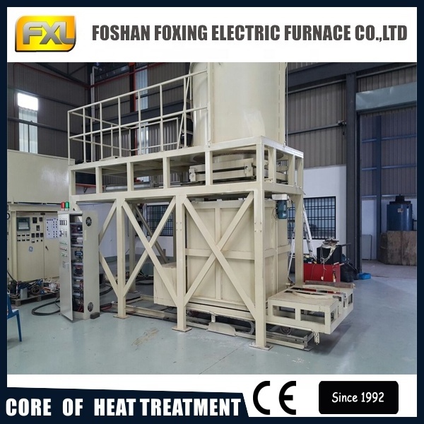 china aluminum alloy vertical type heating induction furnace for heat treatment