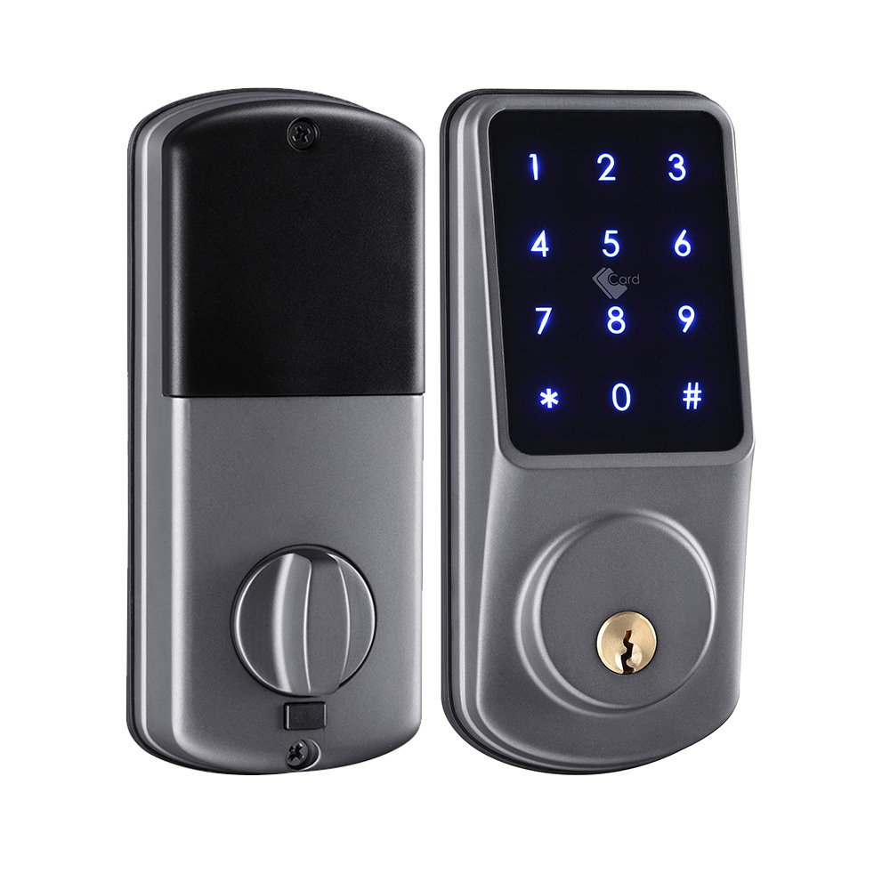 FXL Bluetooth Keyless Secure Keypad Remote Control Deadbolt Electronic Digital Smart Door Lock