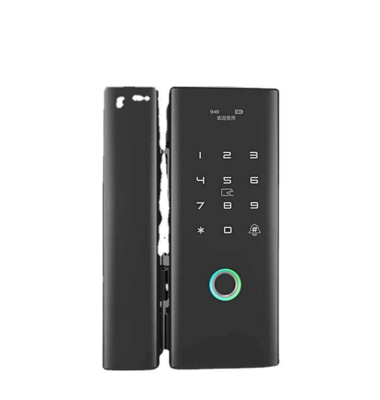 USA Dropshopping JCG200 No Drilling Wireless TTlock App Safety Smart Digital Fingerprint Door Locks for sliding glass doors