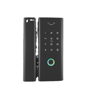 USA Dropshopping JCG200 No Drilling Wireless TTlock App Safety Smart Digital Fingerprint Door Locks for sliding glass doors