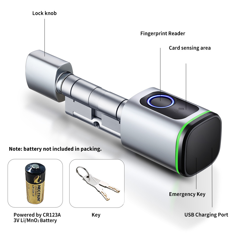 Factory Price app fingerprint outside locks and entry smart lock front door