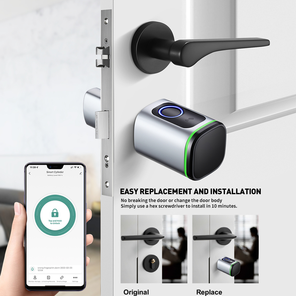 Factory Price app fingerprint outside locks and entry smart lock front door