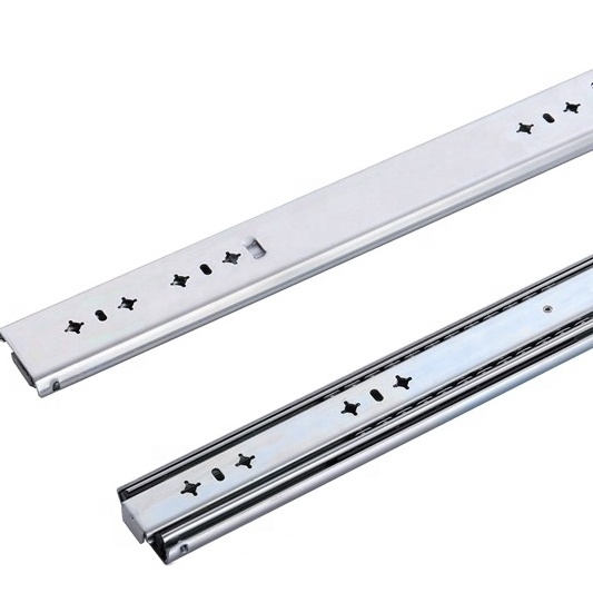 Foxslide Hot Sale Tool Box 600mm Long Slide Mounted 3 fold Heavy Duty Full Extension Telescopic Ball bearing Drawer Slide