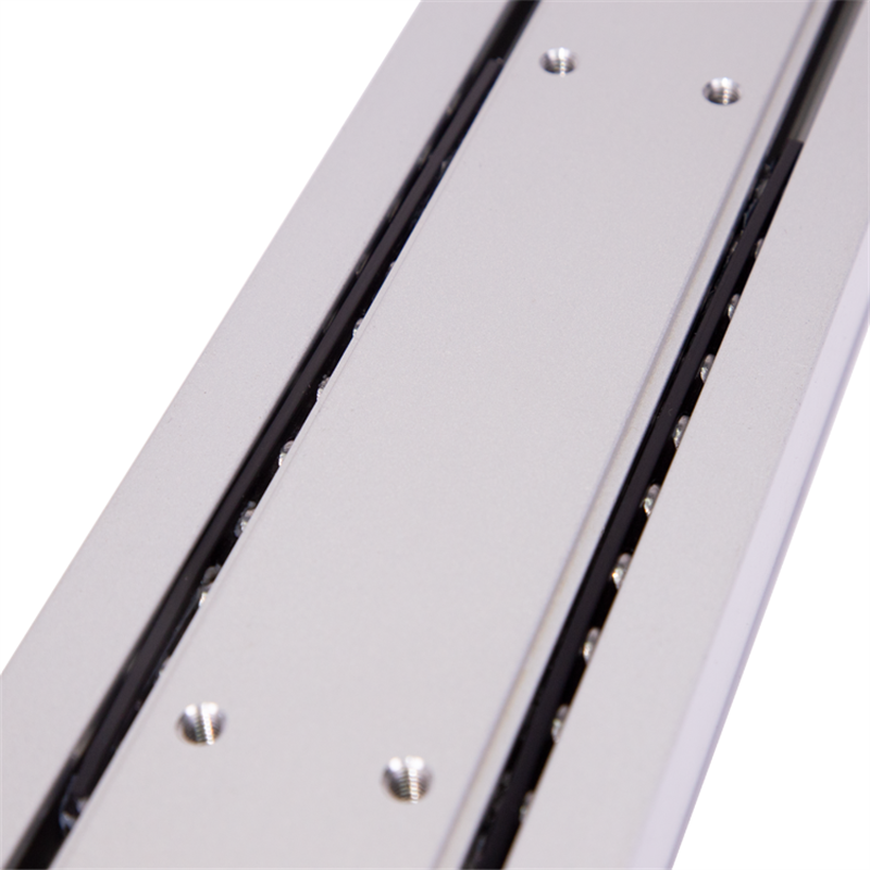 High bearing capacity aluminum alloy slides two sections heavy duty drawer slides with 60% extension