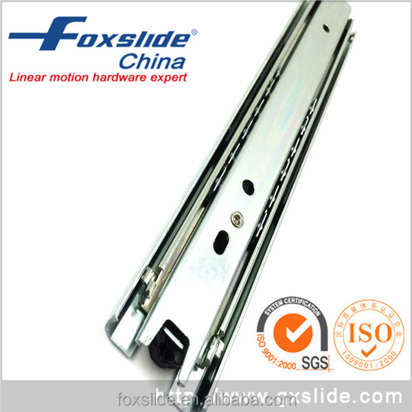 Foxside 35mm Width dtc 533l Telescopic Ball Bearing Drawer Slides Stainless Steel Drawer Slide 400mm