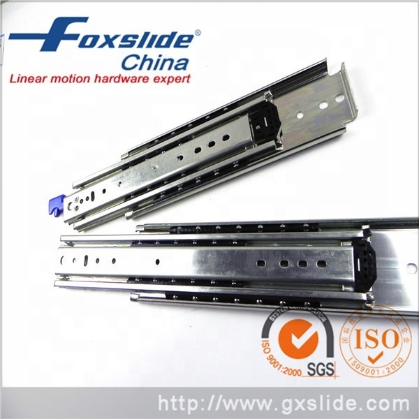 Foxslide Double locking full extension ball bearing drawer slide 18 inch for generator storage 1300mm