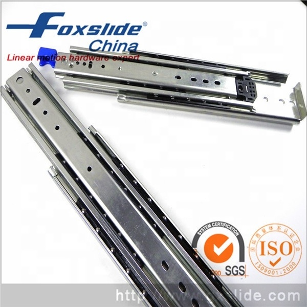 Foxslide Double locking full extension ball bearing drawer slide 18 inch for generator storage 1300mm