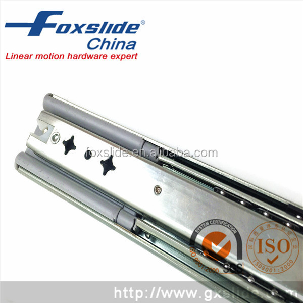 Manufacturer Direct Wholesale Heavy duty cabinet 14inch Damper Soft Close ball bearing drawer slide