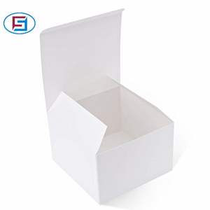 Custom Cardboard Book Shaped White Paper Box Wholesale hinged packaging gift box