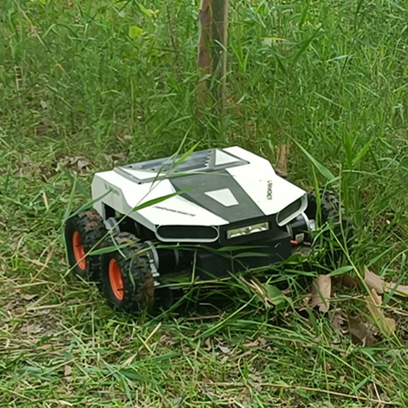 GC-400 China Smart Electric Zero Turn Battery Operated  4 Wheel Grass Cutting Robot Remote Control RC Lawn Mower with CE EPA