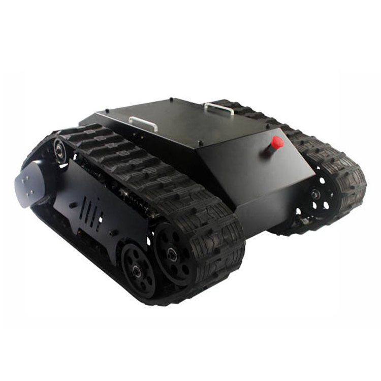 TS5.0 Remote Control All Terrain Lawn Mower Track Crawler Tracked Chassis Frame Manufacturers UGV Robot