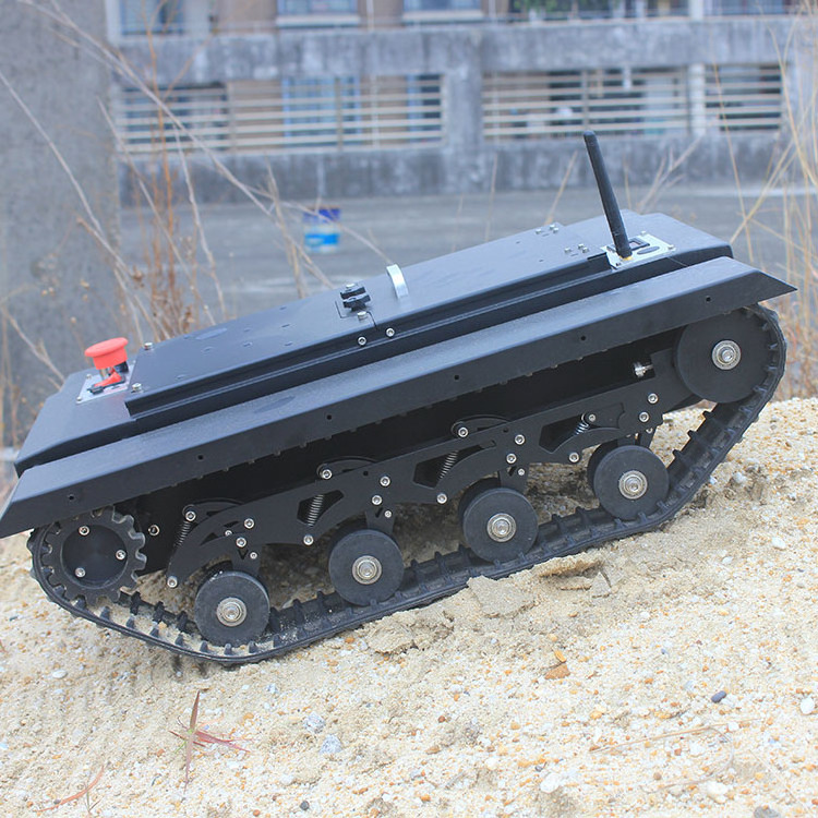 TR500S Remote Control Robot Chassis Robot Rubber Track Tank Platform Crawler Chassis