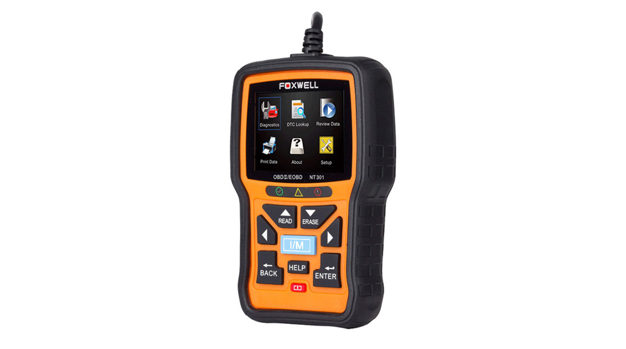 Foxwell NT301 Engine Light, Emission Analyzer, Smog Check, Car Health Monitor and Repair Tool Code Reader