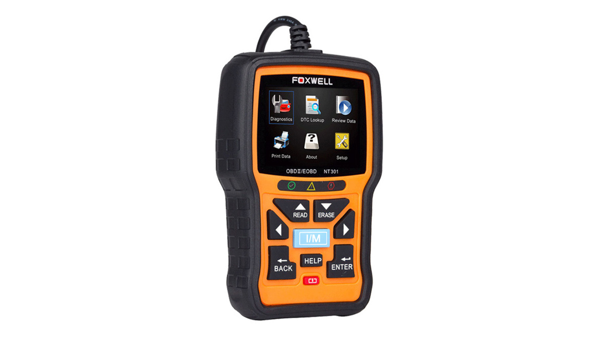 Foxwell NT301 Engine Light, Emission Analyzer, Smog Check, Car Health Monitor and Repair Tool Code Reader