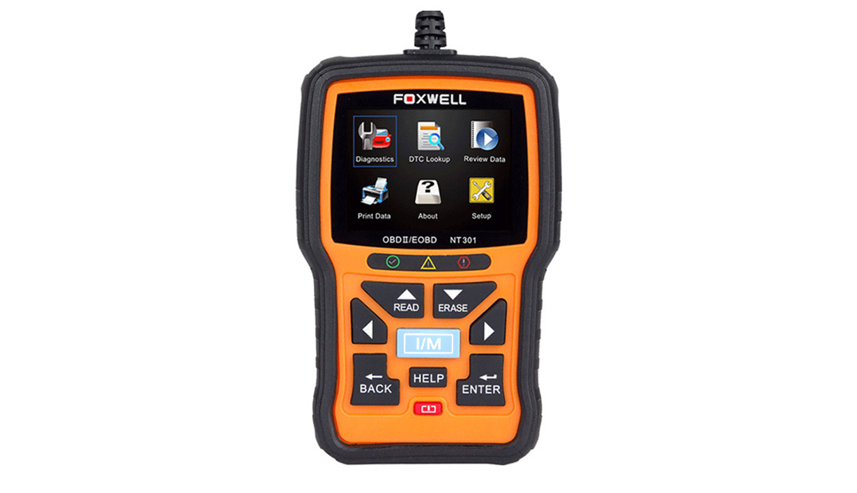 Foxwell NT301 Engine Light, Emission Analyzer, Smog Check, Car Health Monitor and Repair Tool Code Reader