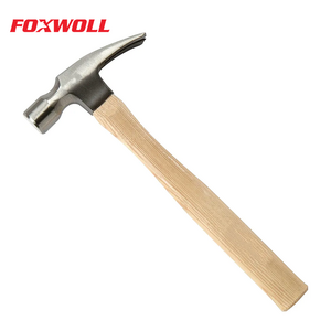 16 oz Straight Rip Claw with Smooth Face Hickory Wood Handle Straight Claw Hammer