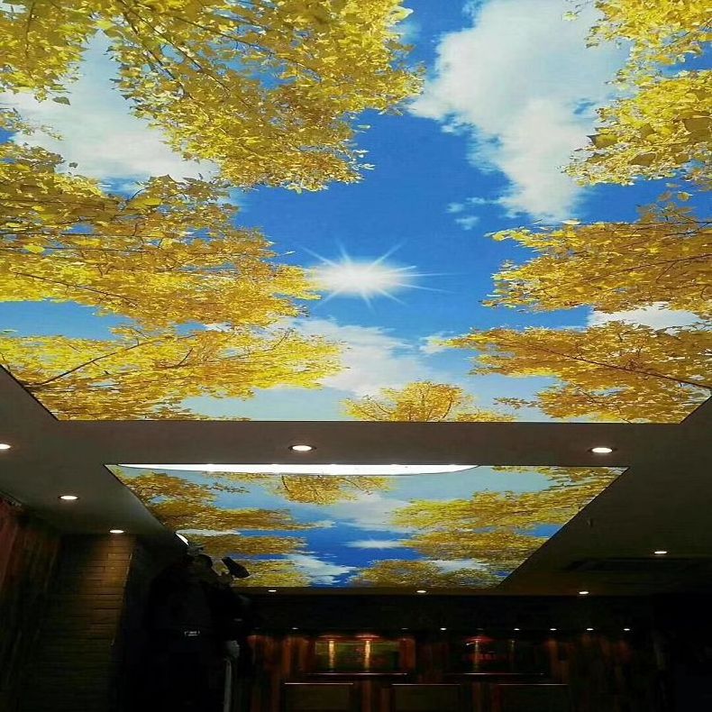 Waterproof 3D Pvc Foam Bamboo Ceiling Panels Wpc Board