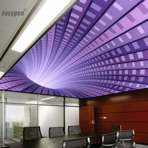 stretch ceiling pvc film membrane 3d effect ceiling design