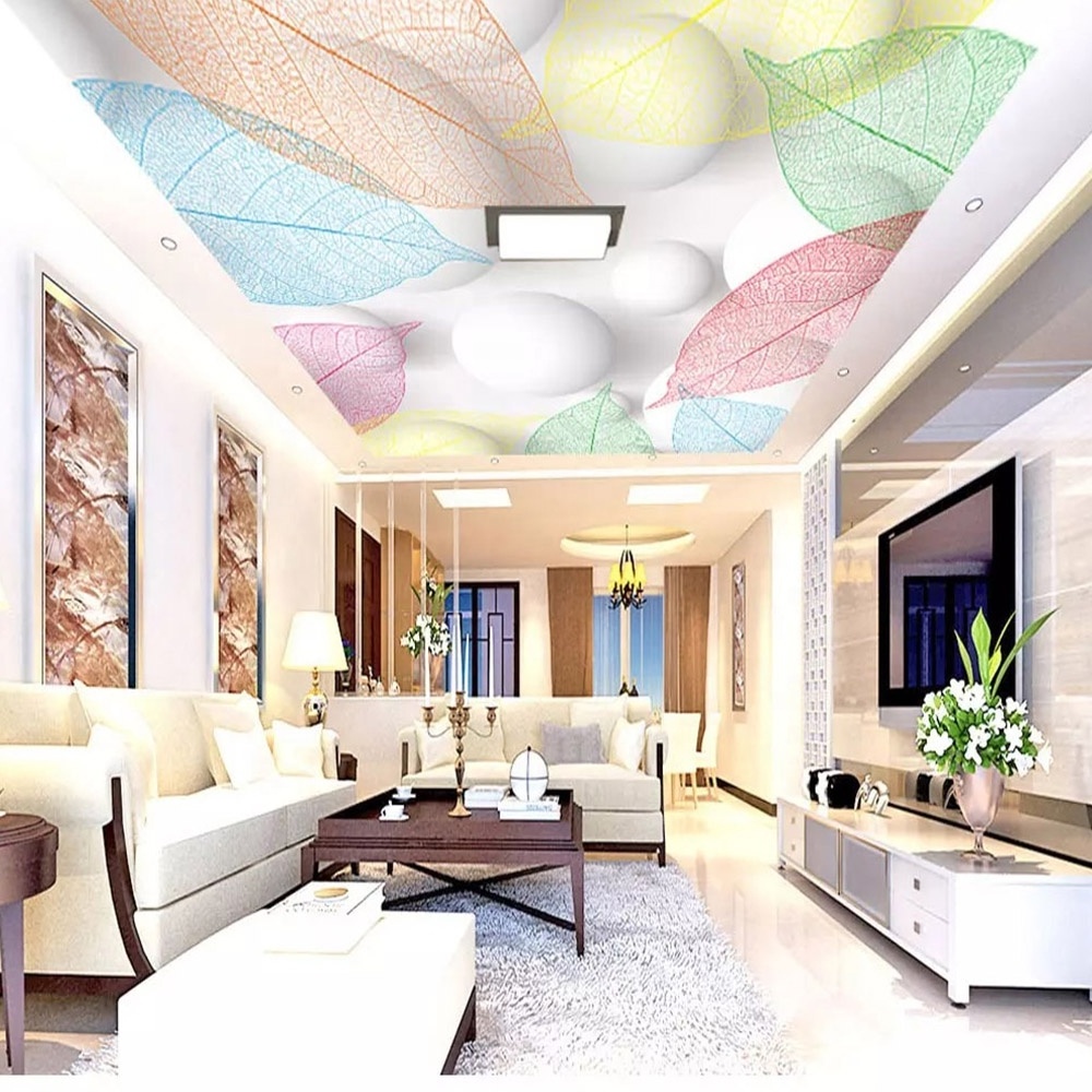 pop design ceiling 3d effect stretch ceiling lighting box pvc ceiling panel fabric designs