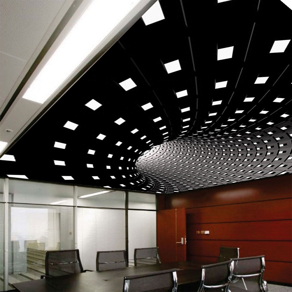 lowest cheap wall paneling pop ceiling designs 3d printed PVC stretch ceiling film price