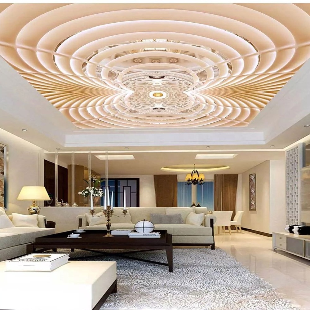 pop design ceiling 3d effect stretch ceiling lighting box pvc ceiling panel fabric designs