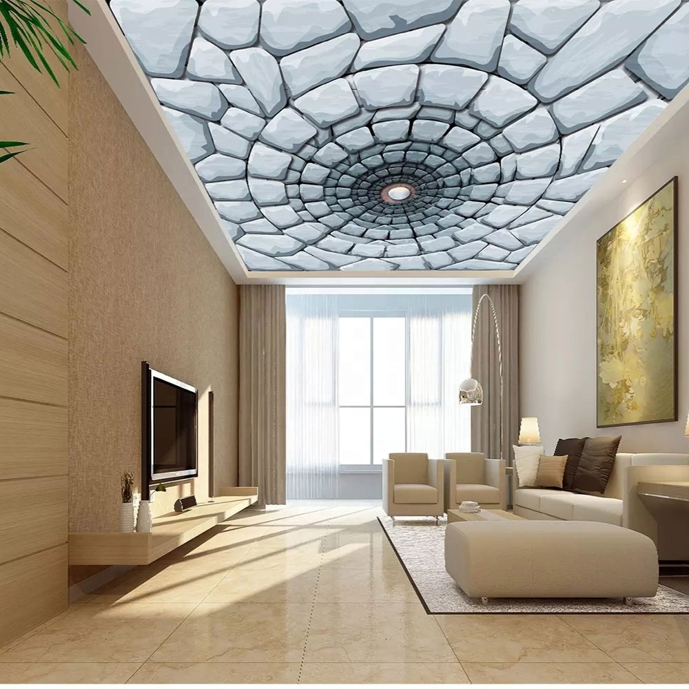 pop design ceiling 3d effect stretch ceiling lighting box pvc ceiling panel fabric designs