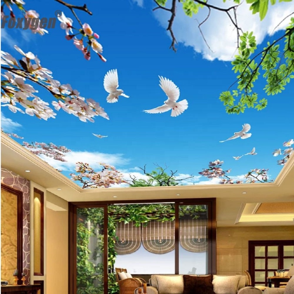 100% water proof false ceiling tile 3D design ceiling film