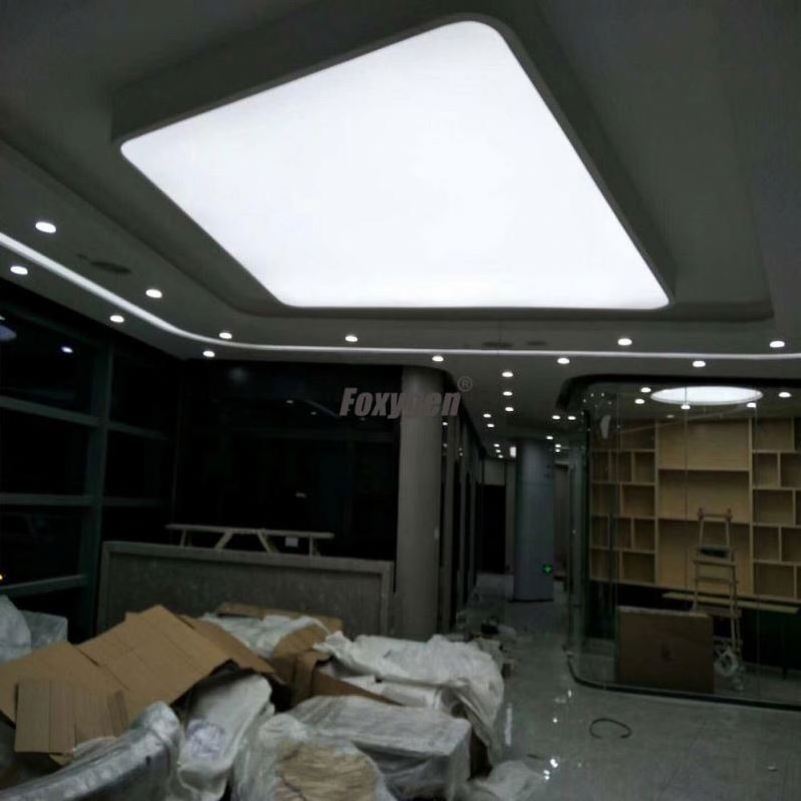 Super September Most Popular Factory Price Translucent Film Coffered Ceiling