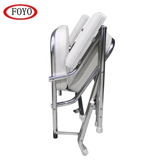 Foyo Brand Boat Accessories Folding Deck Chair Fishing Boat Seat For Yacht and Sailboat and Boat