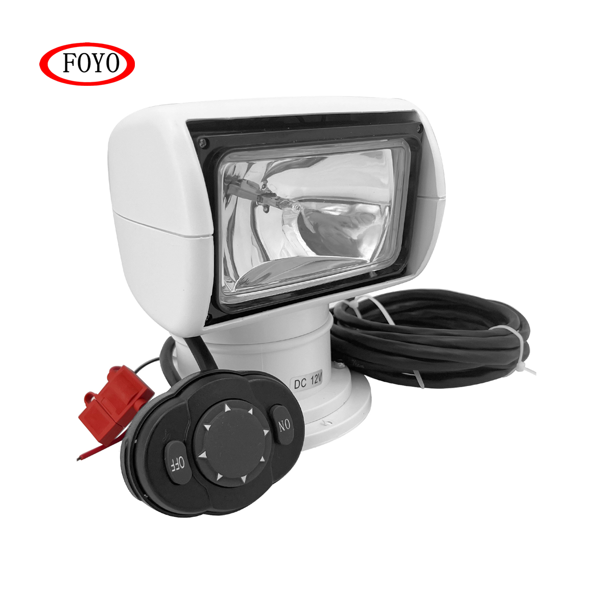 FOYO Boat Search Light Marine Spotlight 12V Searchlight Lights for Boats Spot Led Remote Control For Boat Truck Car