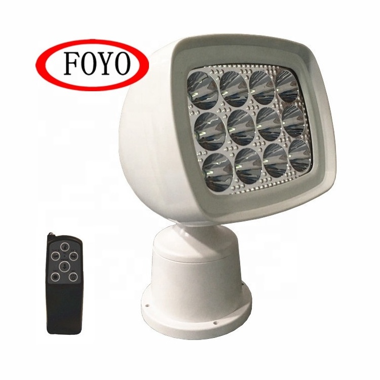 FOYO Brand LED remote control spot lights marine boat search light for yacht