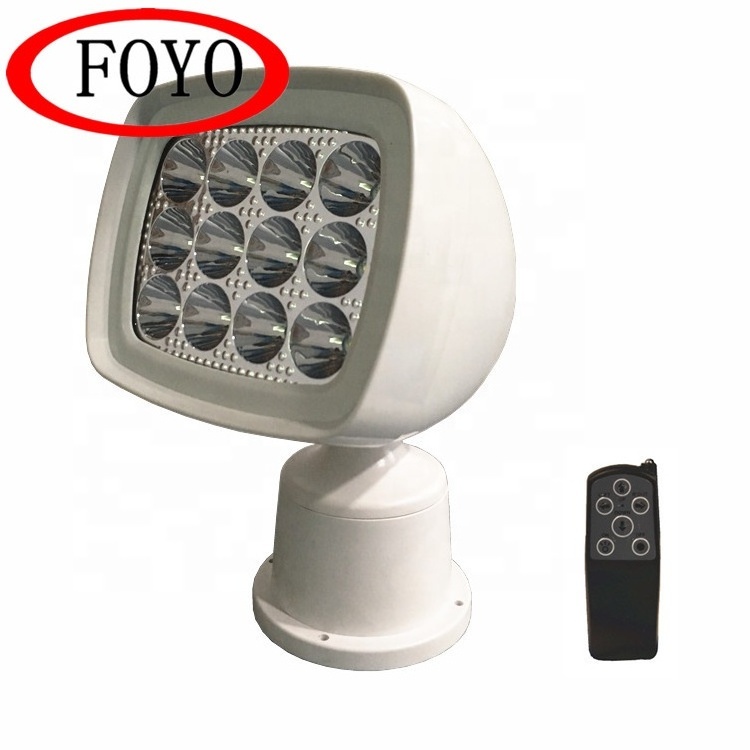 FOYO Brand LED remote control spot lights marine boat search light for yacht