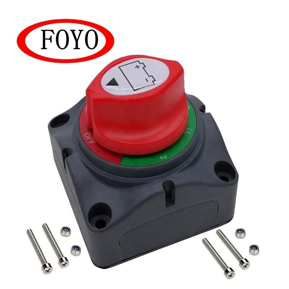 Foyo Brand Hot Sale Boat 12-48 V Battery Switch Waterproof Master Isolator Dual Battery Disconnect Switch for Boat