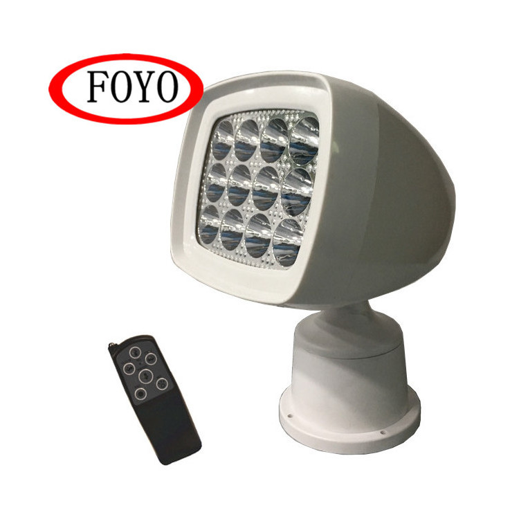 FOYO Brand LED remote control spot lights marine boat search light for yacht