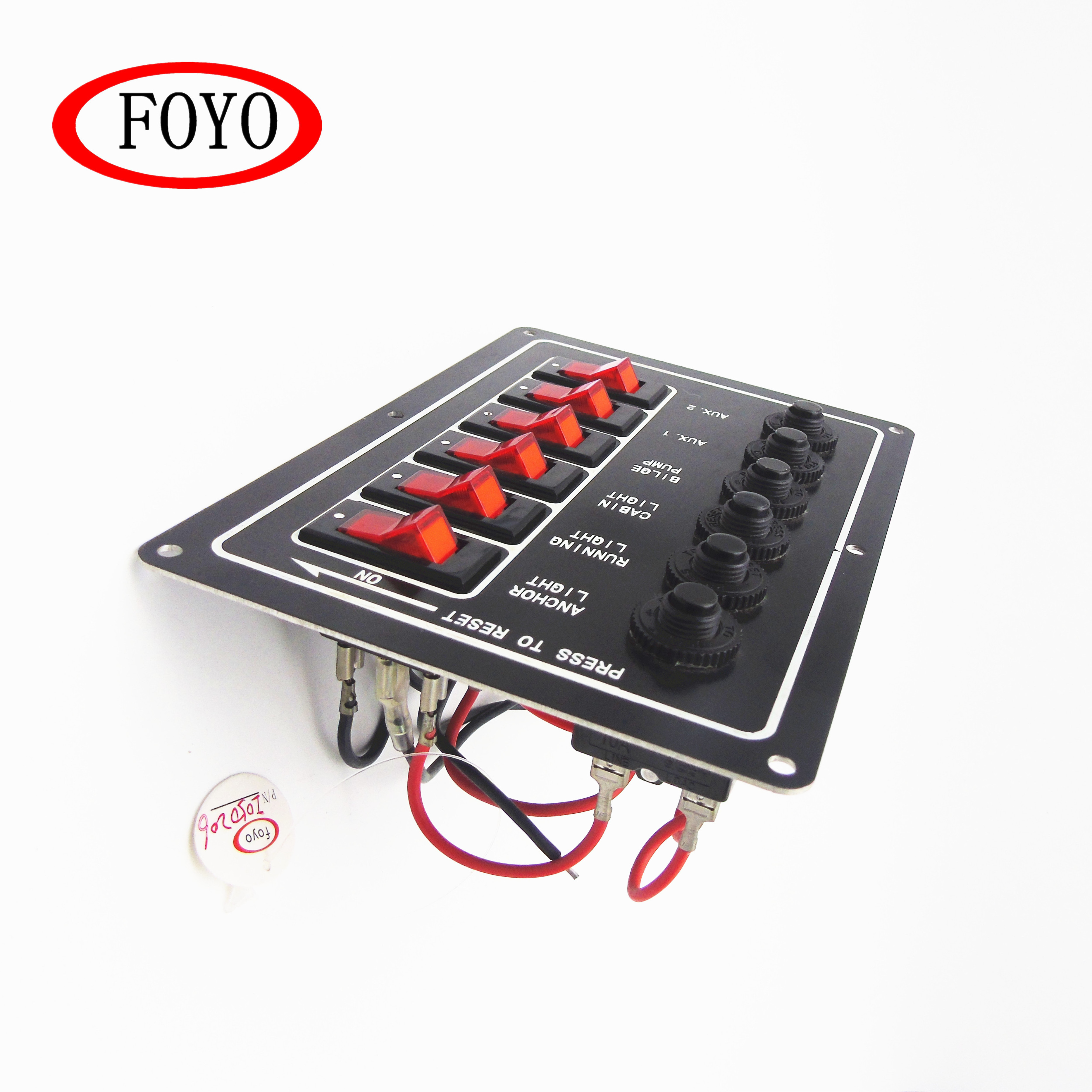 Foyo boat parts and accessories marine switch panel